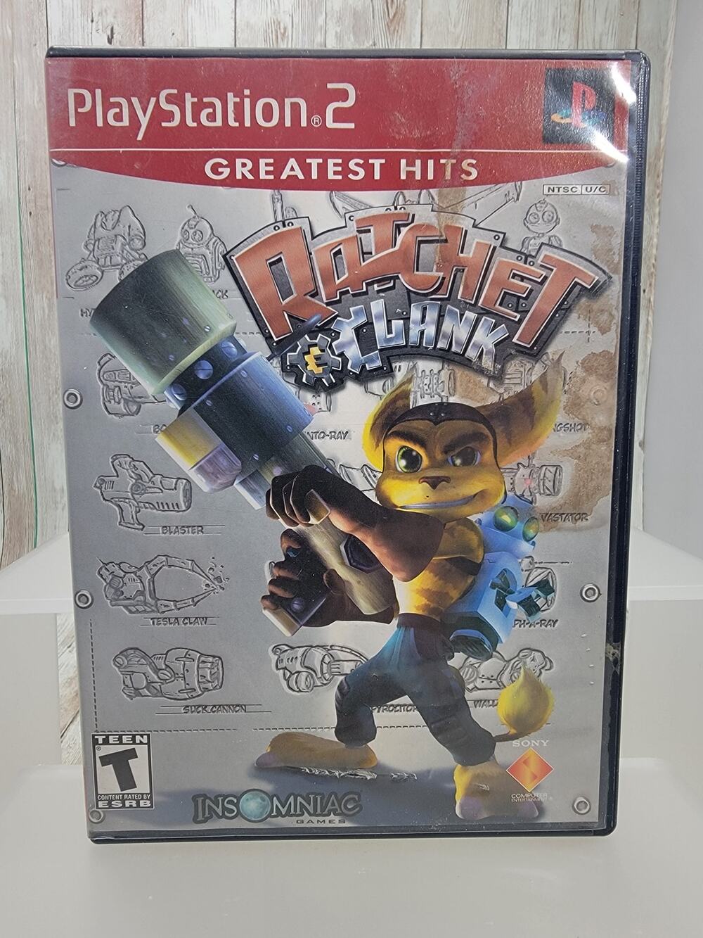 PS2 Ratchet & Clank (Sony PlayStation 2, 2002, PS2) Greatest Hits No Manual